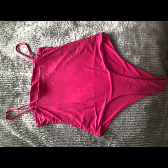 Hot pink body suit by Pretty Little Thing - Picture 3 of 3